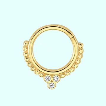 Sembol Gold Cemre 14 Ayar Altın Halka Piercing
