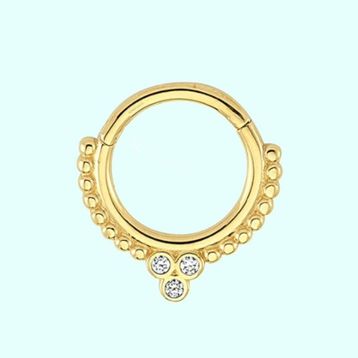 Sembol Gold Cemre 14 Ayar Altın Halka Piercing