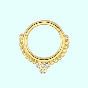 Sembol Gold Cemre 14 Ayar Altın Halka Piercing
