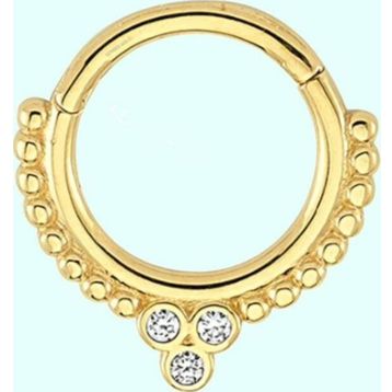 Sembol Gold Cemre 14 Ayar Altın Halka Piercing
