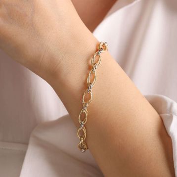 Sembol Gold Hallow Altın Bileklik