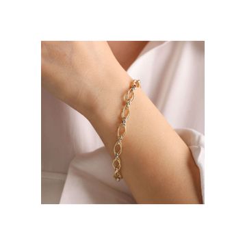 Sembol Gold Hallow Altın Bileklik
