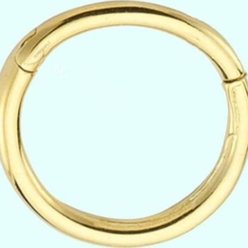 Sembol Gold Sade 14 Ayar Altın Halka Piercing
