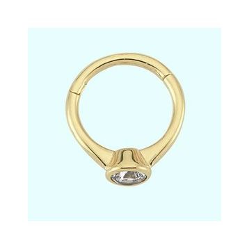 Sembol Gold Tektaş 14 Ayar Altın Halka Piercing