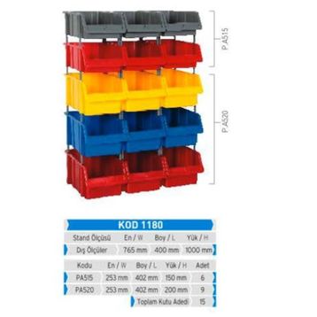 Sembol Plastik Kod 1180 Plastik Avadanlık Setleri