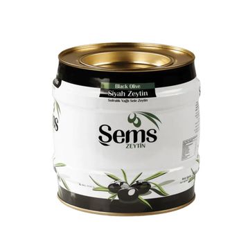 Şems 291-320 2 kg Yağlı Sele Siyah Zeytin