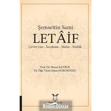 Şemsettin Sami Letaif - Hasan Kavruk