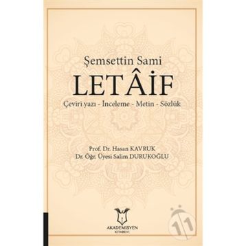 Şemsettin Sami Letaif - Hasan Kavruk