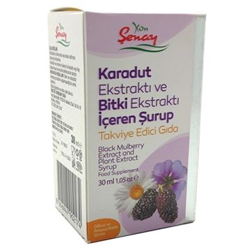 Şenay 30 ml Karadut ve Bitki Ekstraktı İçeren Şurup
