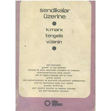 SENDIKALAR ÜZERİNE - VLADIMIR İLYİÇ LENIN
