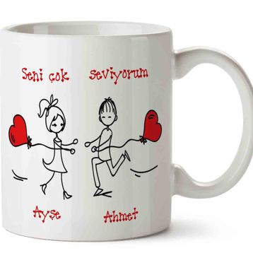 Seni Seviyorum Kupa Bardak