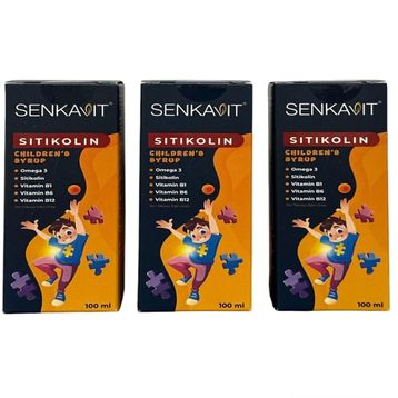 Senkavit Kids Sitikolin Omega 3 100 ml Şurup