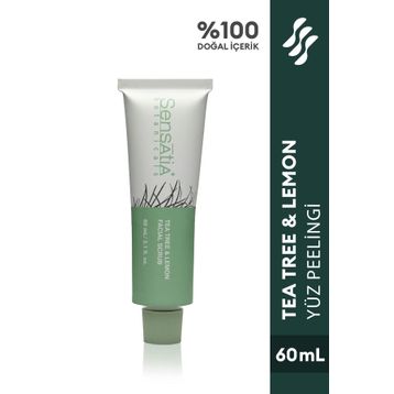 Sensatia Botanicals 60 ml Tea Tree Lemon Yüz Peelingi