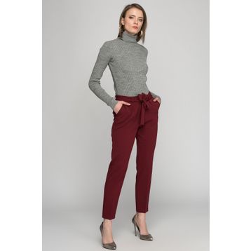 Sense PNT19018 Bordo Kadın Pantolon