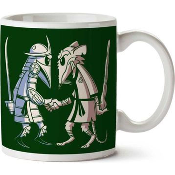 Sensei Vs Sensei Spy Vs Spy Shredder Vs Splinter Tmnt Baskılı Kupa