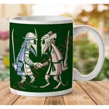 Sensei Vs Sensei Spy Vs Spy Shredder Vs Splinter Tmnt Baskılı Kupa