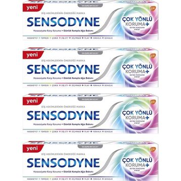 Sensodyne 4x50 ml Çok Yönlü Koruma Gelişmiş Beyazlık Diş Macunu
