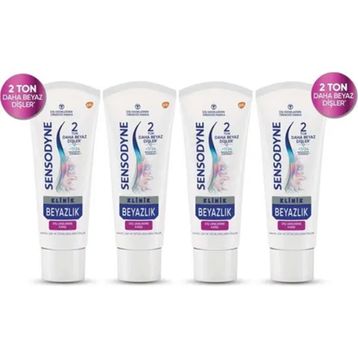Sensodyne 4x75 ml Klinik Beyazlık Diş Lekesine Karşı Diş Macunu