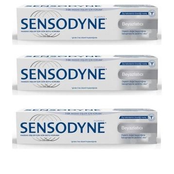 Sensodyne Beyazlatıcı 3x75 ml Diş Macunu