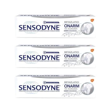 Sensodyne Beyazlatıcı Onarım ve Koruma 3x75 ml Diş Macunu