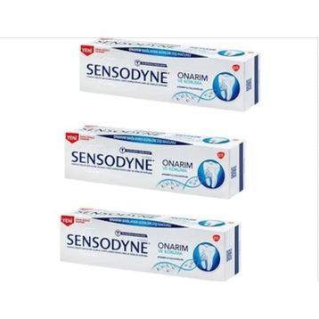 Sensodyne Beyazlatıcı Onarım ve Koruma 3x75 ml Diş Macunu