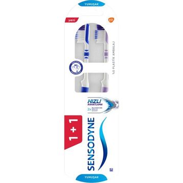 Sensodyne Hızlı Rahatlama 1+1 4'lü Yumuşak Diş Fırçası