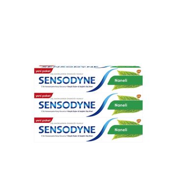 Sensodyne Naneli 3x75 ml Diş Macunu