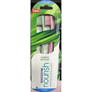 Sensodyne Nourish Sağlıklı Temizlik Yumuşak 2’li Diş Fırçası