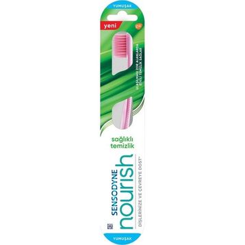 Sensodyne Nourish Sağlıklı Temizlik Yumuşak Pembe Diş Fırçası
