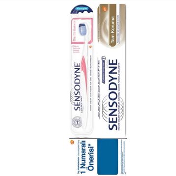 Sensodyne Tam Koruma Diş Macunu ve Diş Fırçası Seti