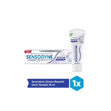 Sensodyne Uzman Beyazlık Derin Temizlik 75 ml Diş Macunu