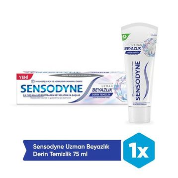 Sensodyne Uzman Beyazlık Derin Temizlik 75 ml Diş Macunu