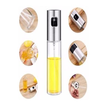 Sentor 100 ml Spreyli Yağdanlık Yağ Sirke Limon Püskürtücü Cam Şişe Yağlık