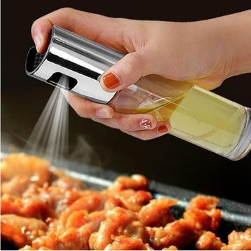 Sentor 100 ml Spreyli Yağdanlık Yağ Sirke Limon Püskürtücü Cam Şişe Yağlık