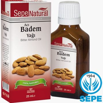 Sepe Natural 25 ml Acı Badem Yağı