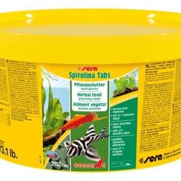 Sera 2150 Adet Spirulina Tabs Balık Yemi
