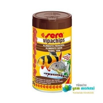 Sera 250 ml Vipachips Tablet Vatoz Balık Yemi