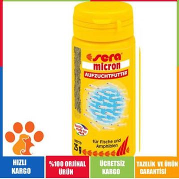 Sera 50 ml Micron Toz Yavru Büyütme Balık Yemi