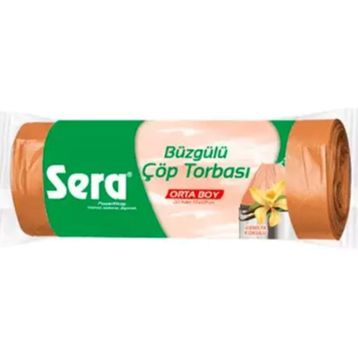 Sera Büzgülü Vanilya Kokulu 20'li Orta Çöp Torbası