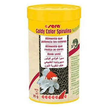 Sera Goldy Color Spirulina Nature 250 ml 95 gr Japon Balık Yemi
