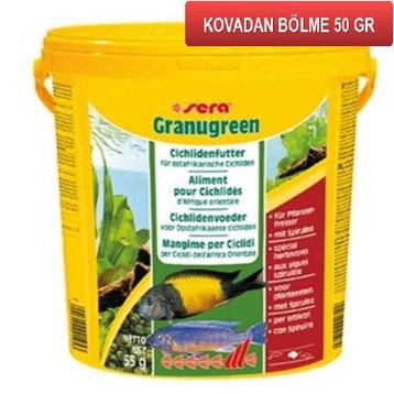 Sera Granugreen Granül 50 gr Balık Yemi
