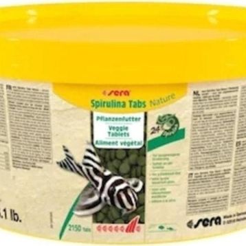Sera Spirulina Nature Tablet Yem 100 Adet Balık Yemi