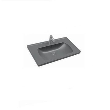 Seramiksan 80 Cm Satürn Mat Antrasit Lavabo