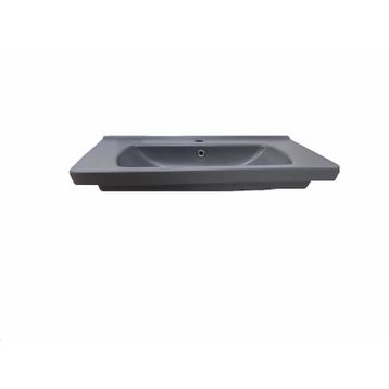 Seramiksan 80 Cm Satürn Mat Antrasit Lavabo