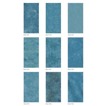 Serapool Marin 33x66 Porselen Mavi Havuz Seramiği