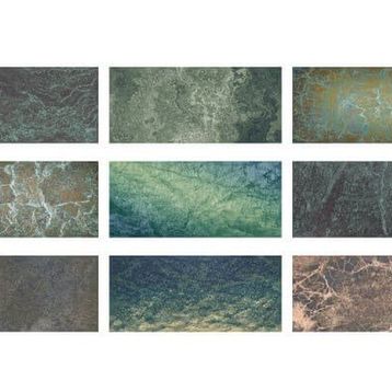 Serapool Olcay Mix 33x66 Porselen Yeşil Havuz Seramiği