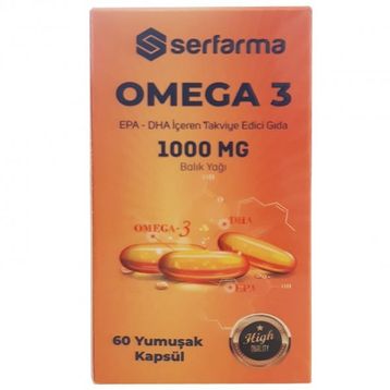 Serfarma Omega-3 1000 mg 60 Kapsül