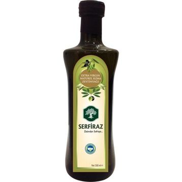 Serfiraz 500 ml Ekstra Virgin Soğuk Sıkım Organik Sertifikalı Zeytinyağı