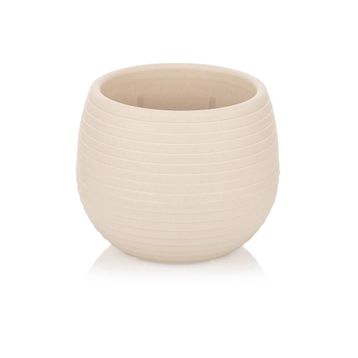 Serinova ES01 Kirli Beyaz 6.2 cm 130 ml Saksı