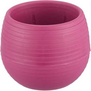 Serinova ES05 Elvan Tabaklı 13 cm 1,3 Litre Vişne Kaktüs Sukulent Saksısı